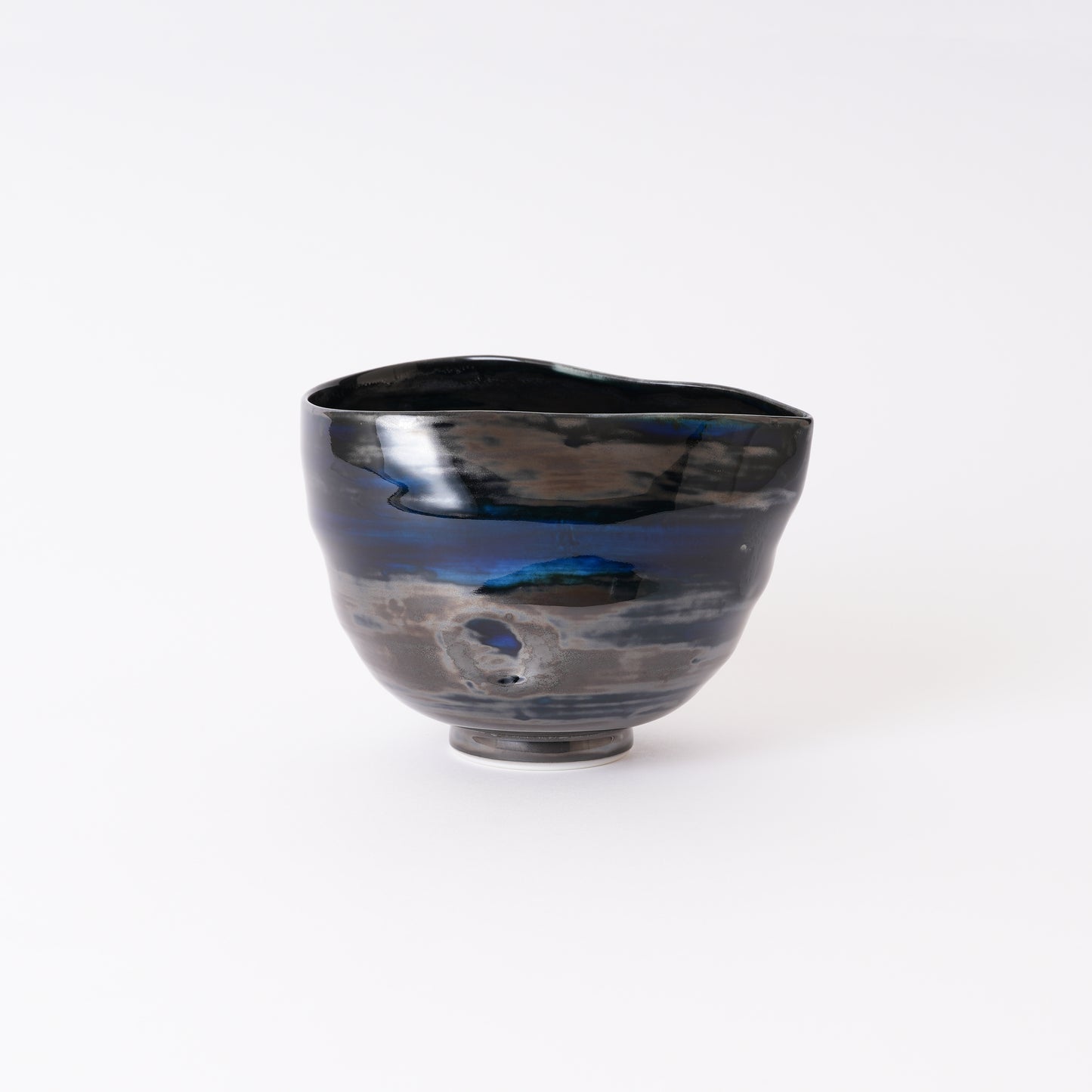 【焼野工房福春】天目釉 酒器セット 面取り