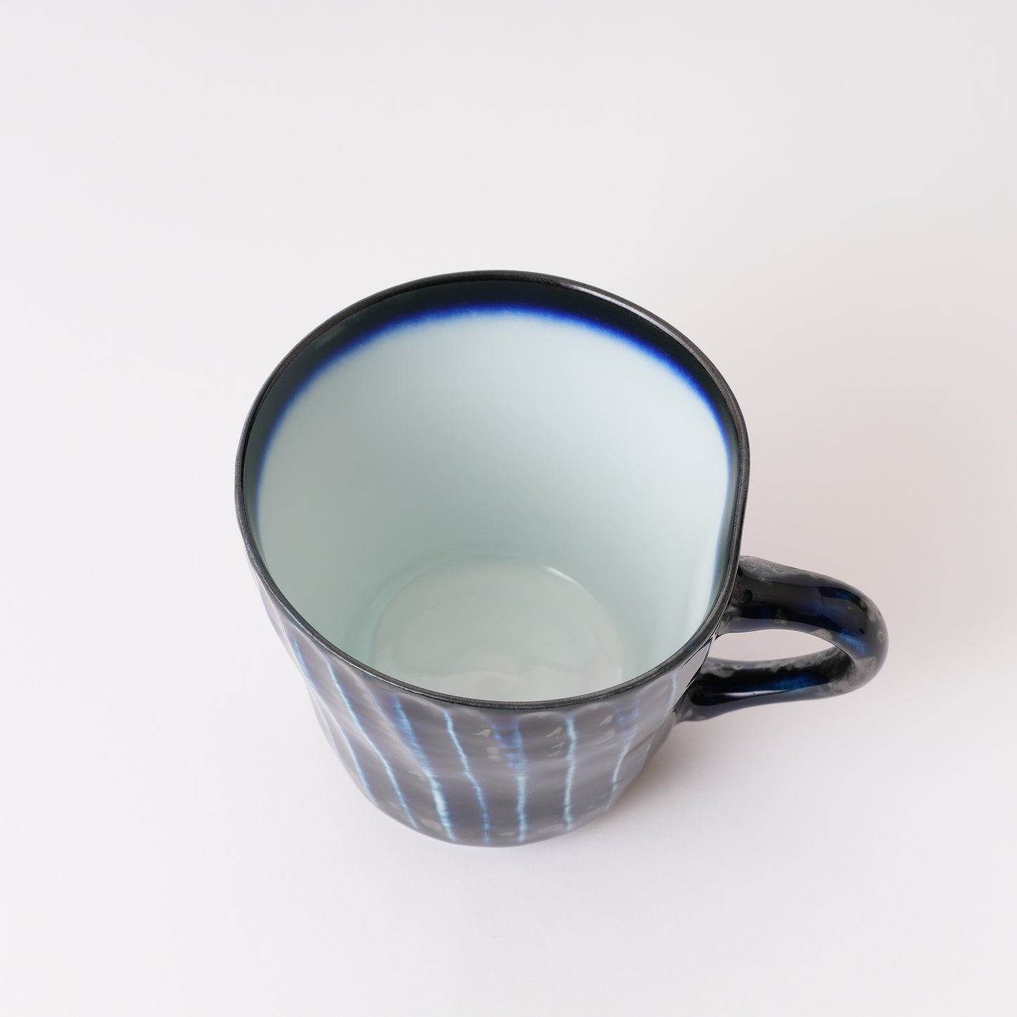 Fukuharu Oil-Drop Glaze Coffee Cups Set of 2 (Tenmokuyū, Kakewake, Shinogi)