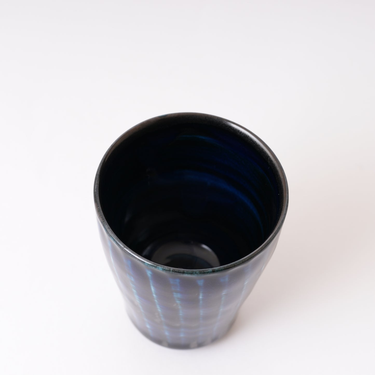 Fukuharu Oil-Drop Glaze Saké Pourer and Cups Set (Shinogi)