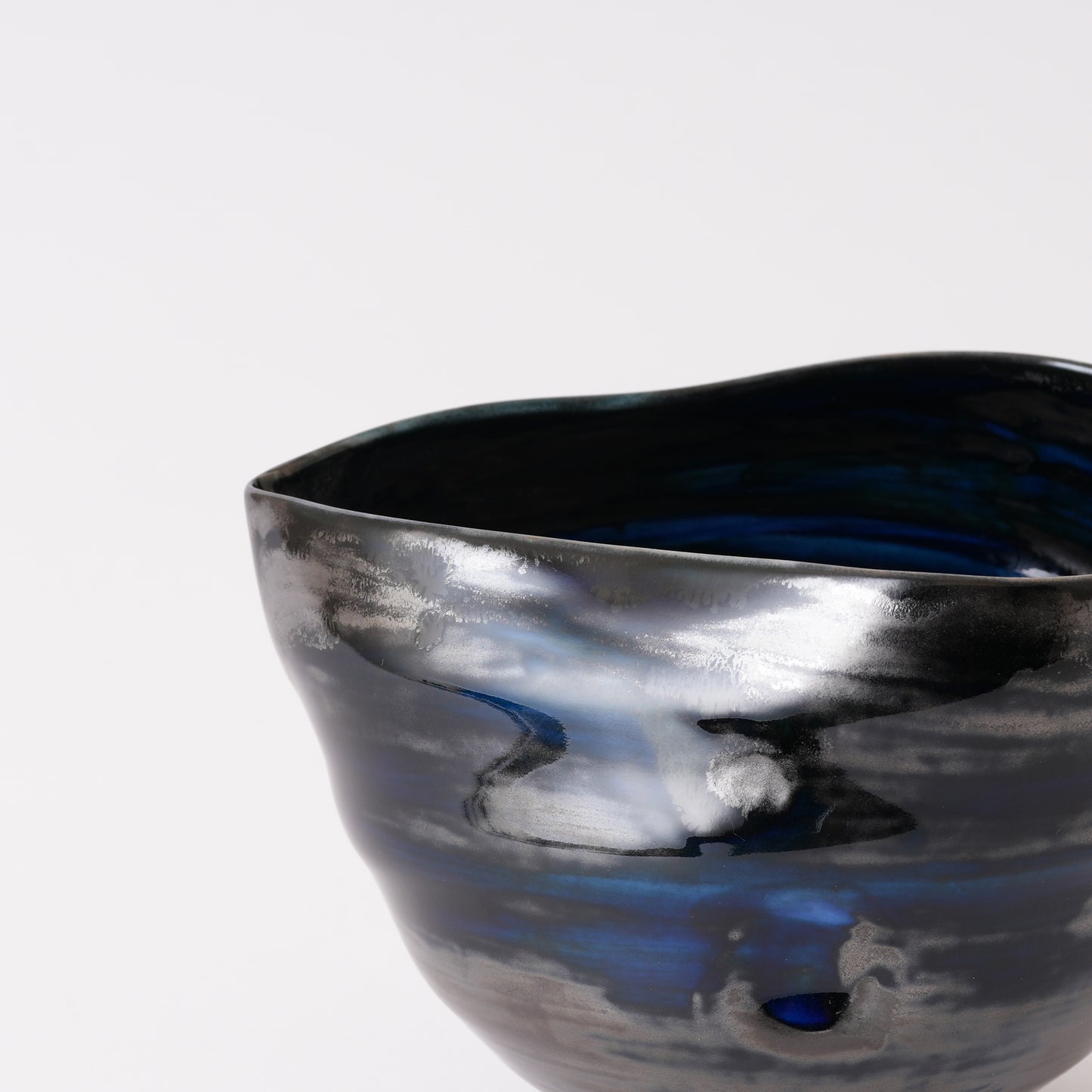 【焼野工房福春】天目釉 酒器セット 面取り