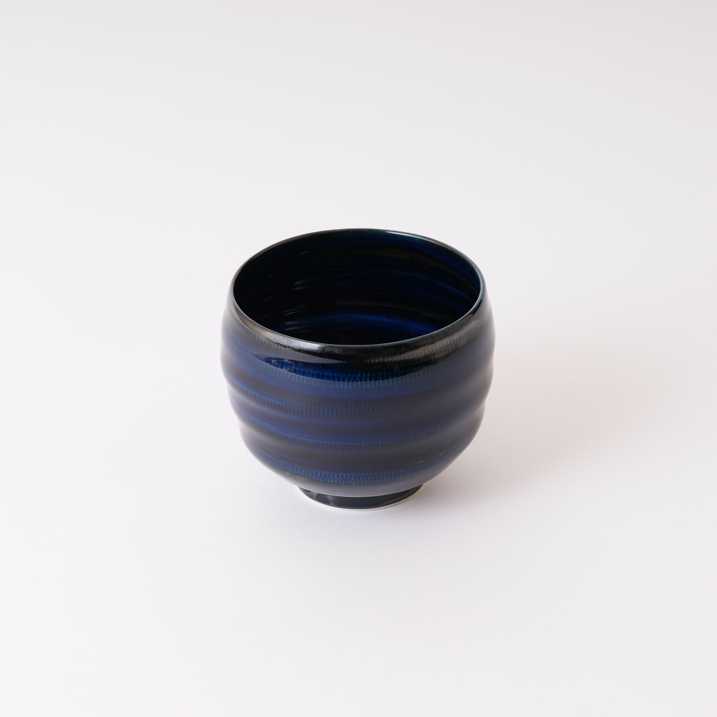 Fukuharu Oil-Drop Glaze Café au Lait Bowl 001 (Tenmokuyū, Tobikanna)