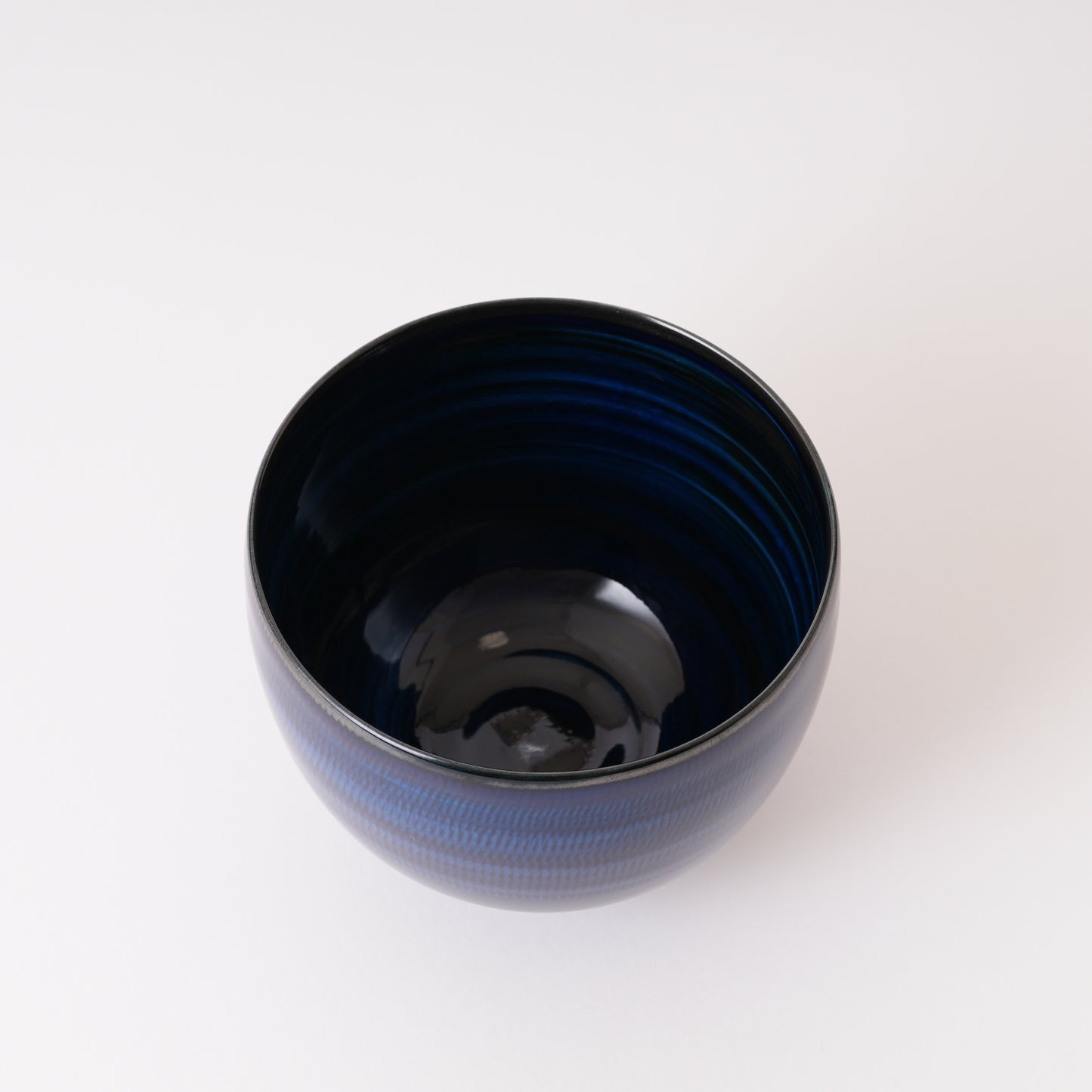 【焼野工房福春】天目釉 カフェオレボウル 飛び鉋002