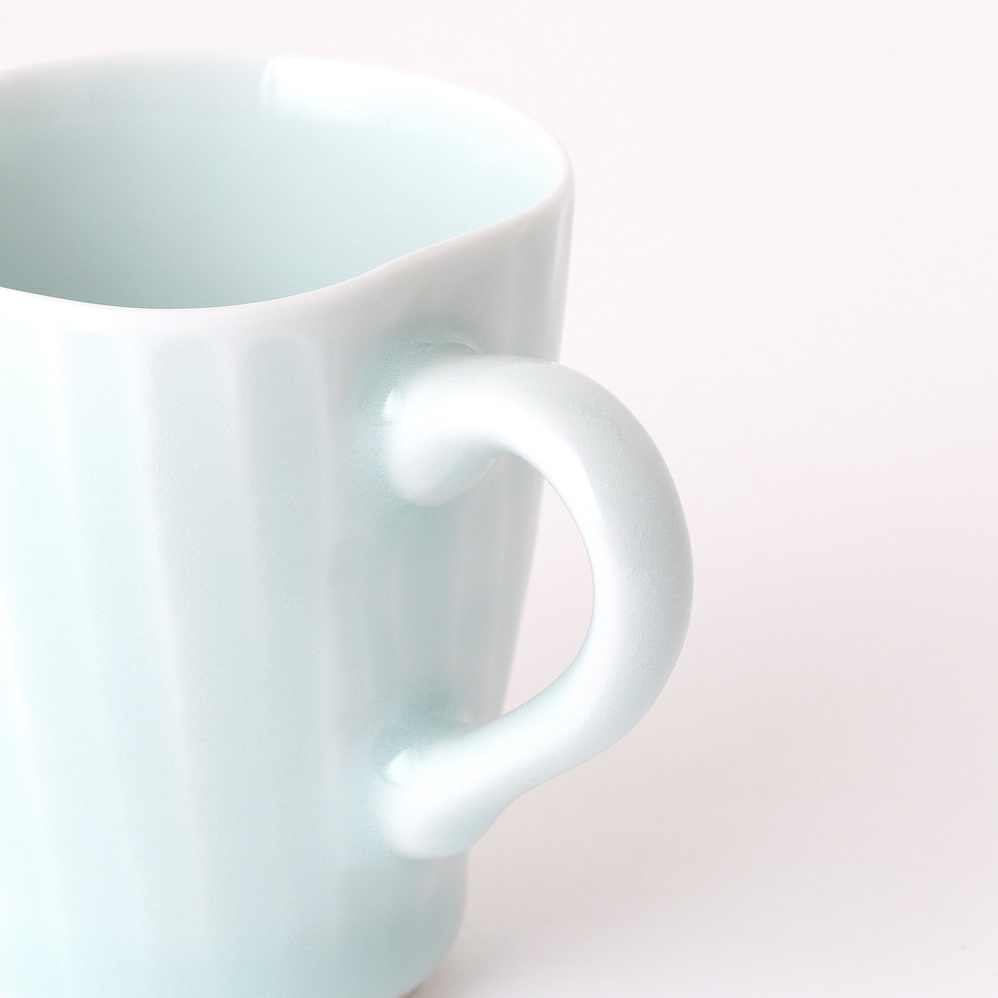 Fukuharu Seihakuji Ridged Demitasse set of 2 (Shinogi)