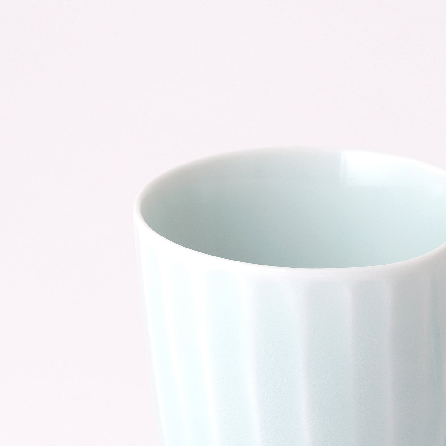 Fukuharu Seihakuji Ridged Demitasse set of 2 (Shinogi)