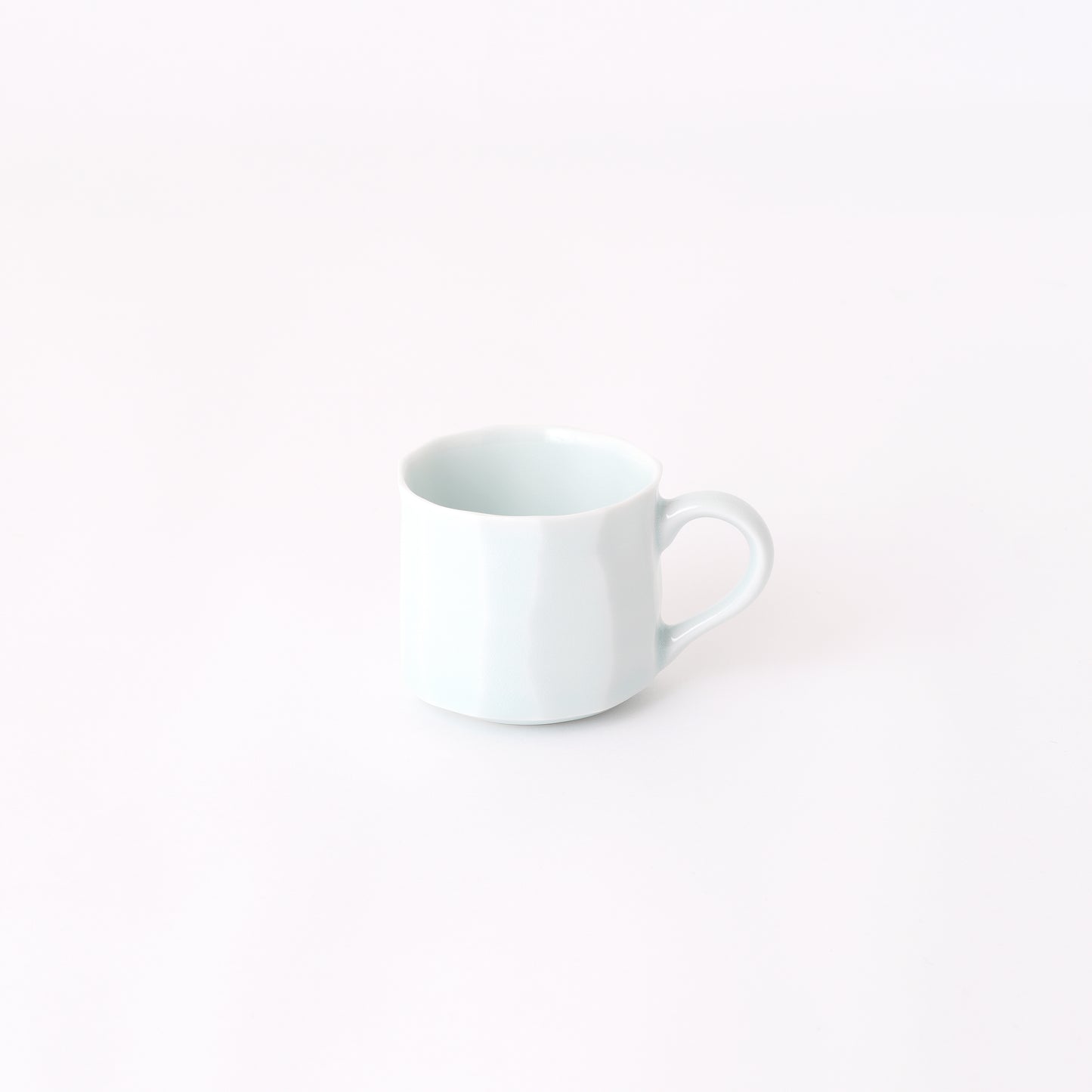 Fukuharu Seihakuji Chamfered Demitasse Set of 2 (Mentori)