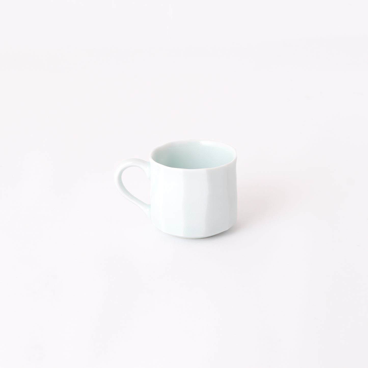 Fukuharu Seihakuji Chamfered Demitasse Set of 2 (Mentori)