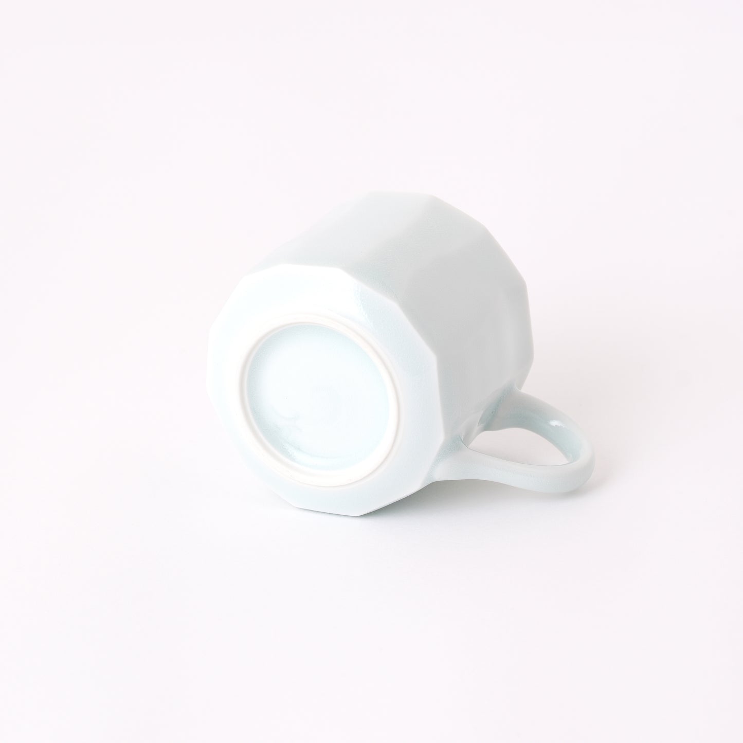 Fukuharu Seihakuji Chamfered Demitasse Set of 2 (Mentori)