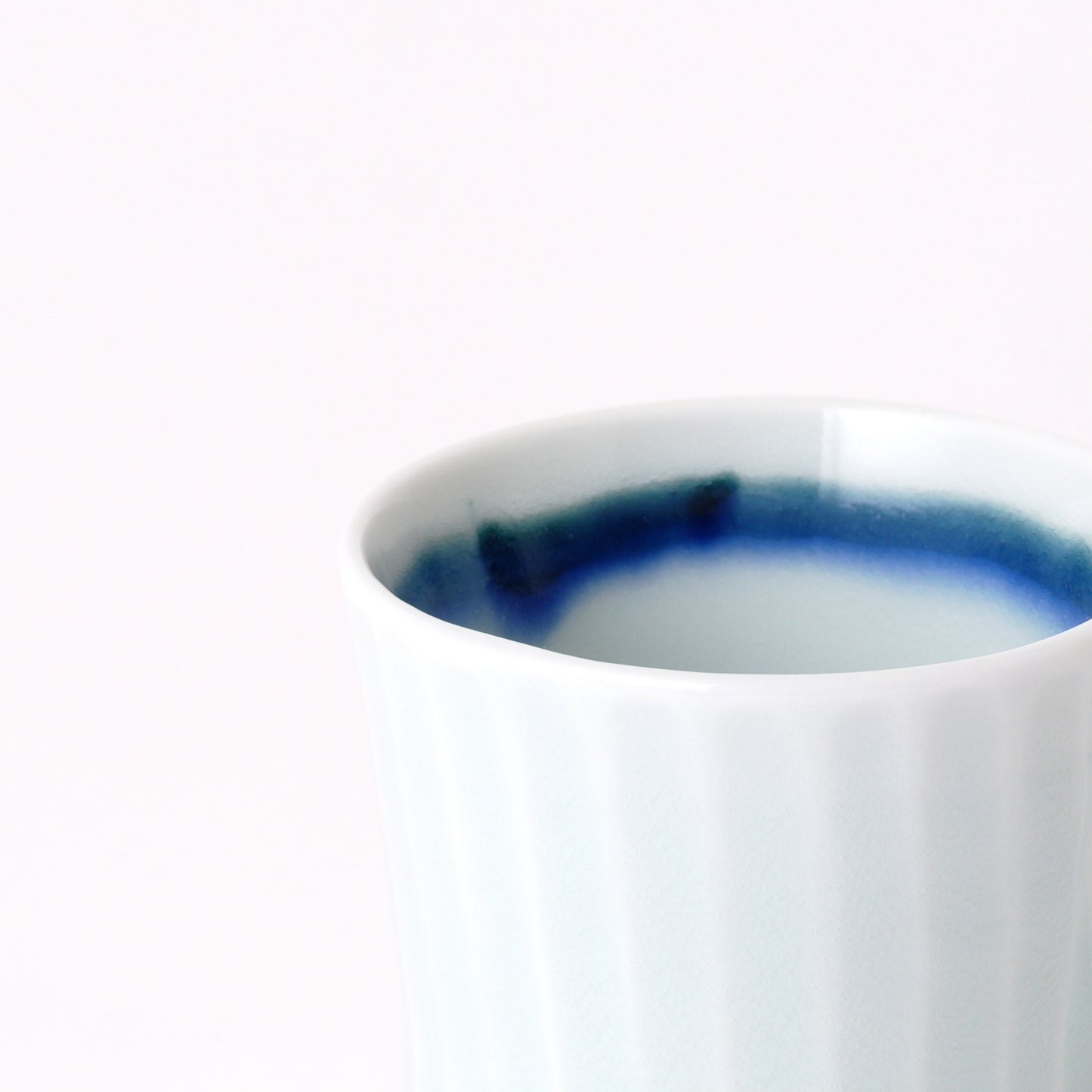 Fukuharu Seihakuji Ridged Demitasse Set of 2 (Shinogi)