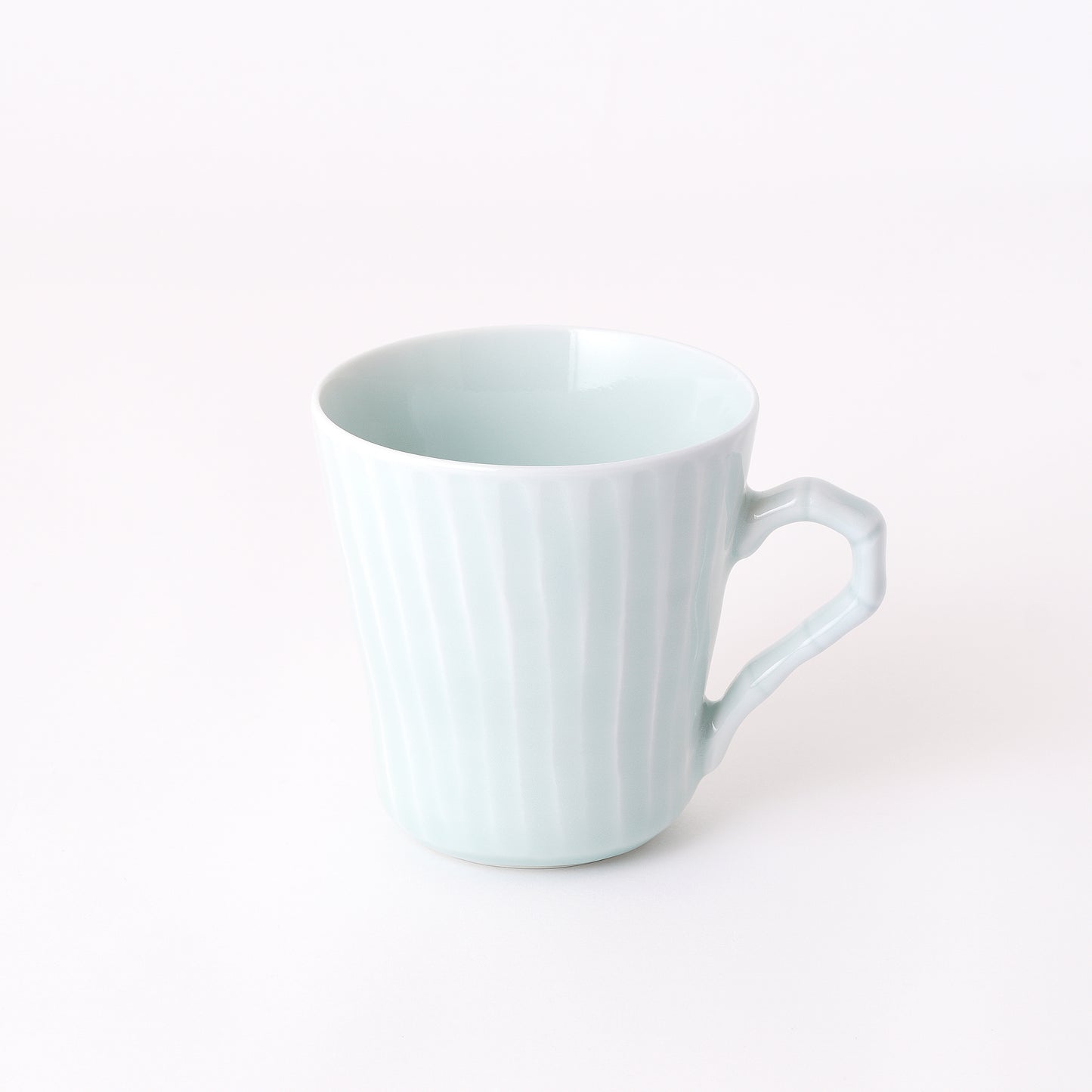 Fukuharu Seihakuji Ridged Mug Set of 2 (Shinogi)