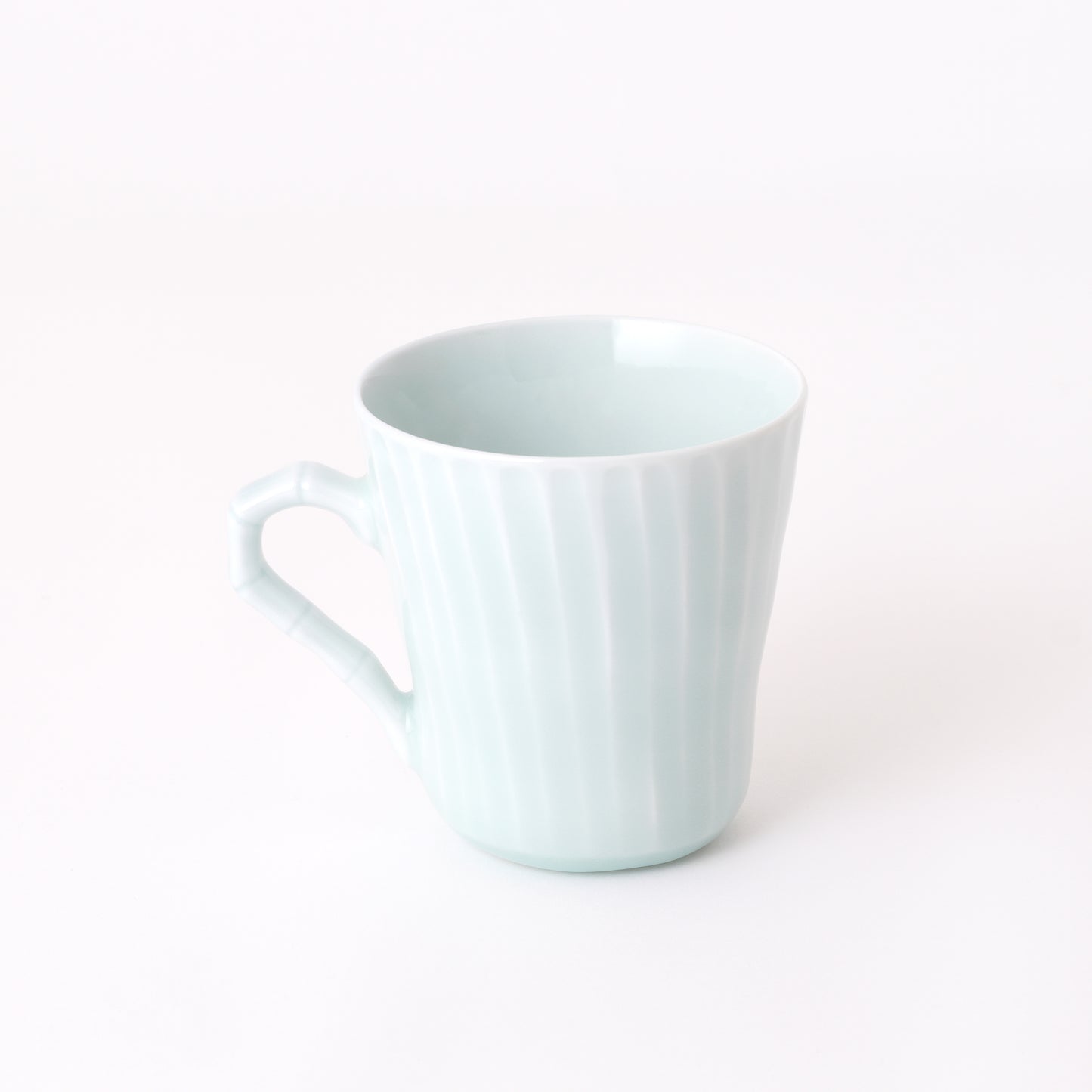 Fukuharu Seihakuji Ridged Mug Set of 2 (Shinogi)