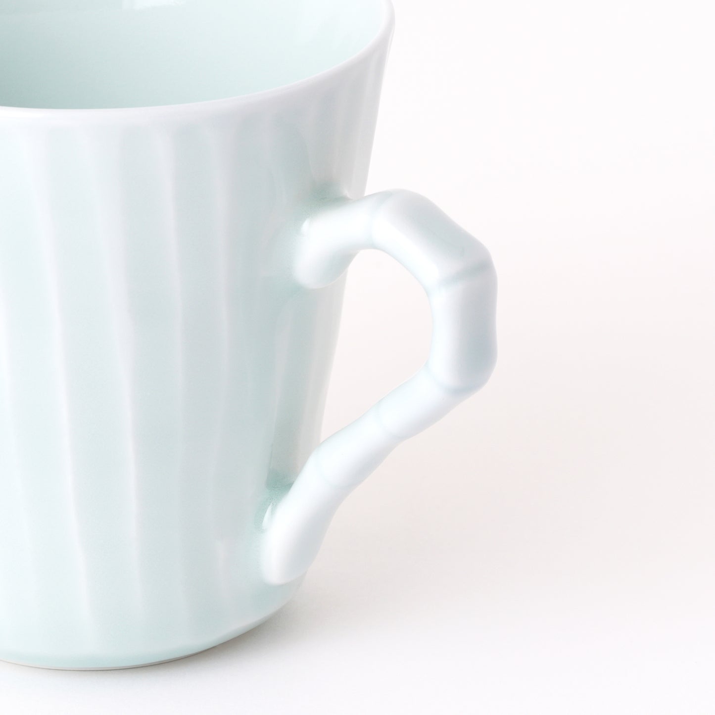 Fukuharu Seihakuji Ridged Mug Set of 2 (Shinogi)