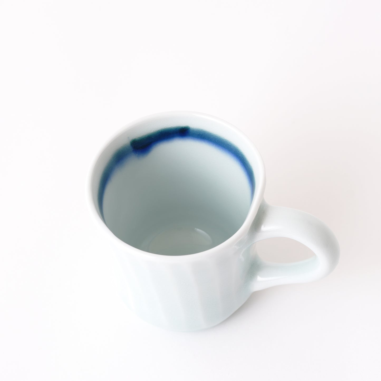 Fukuharu Seihakuji Ridged Demitasse Set of 2 (Shinogi)
