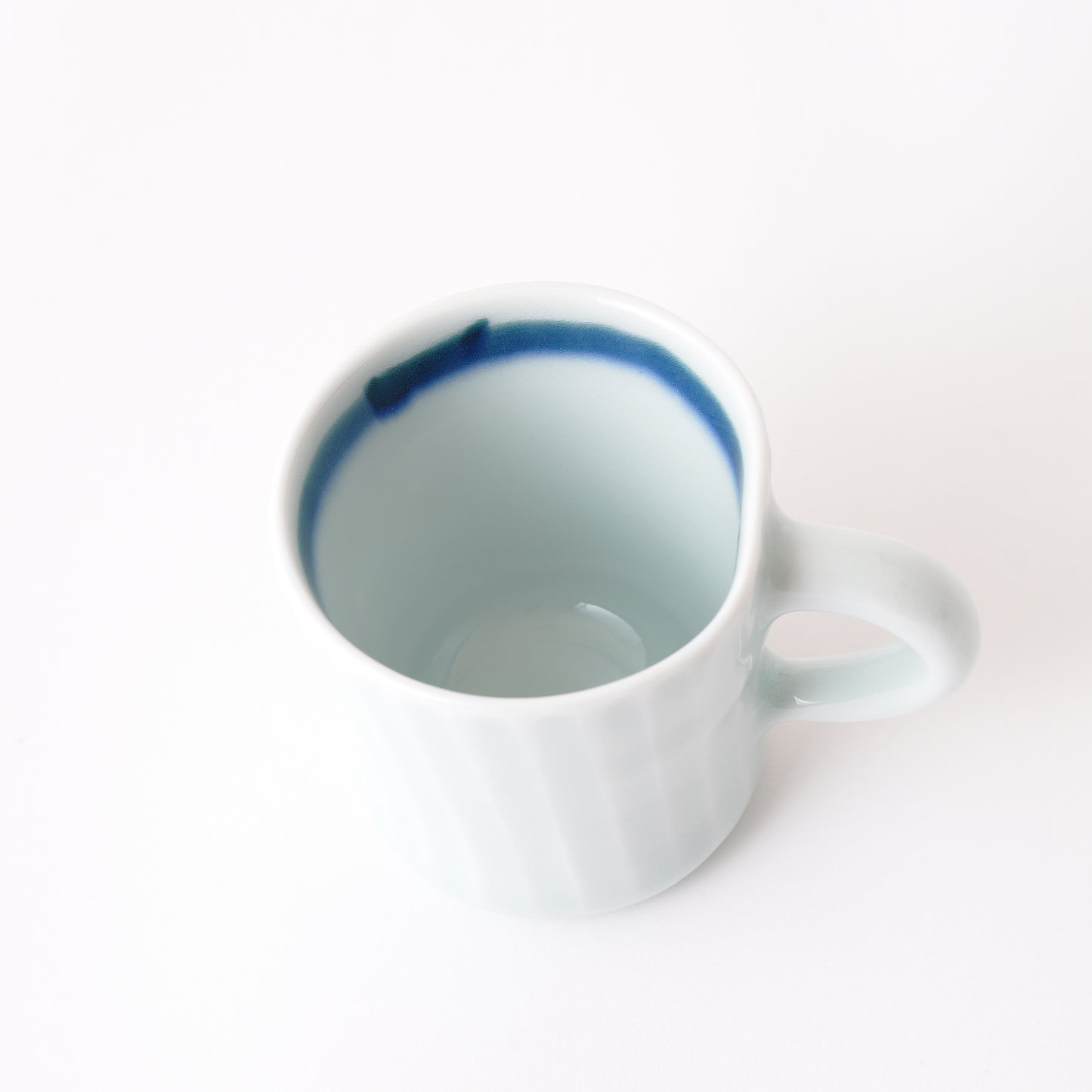 Fukuharu Seihakuji Ridged Demitasse Set of 2 (Shinogi)
