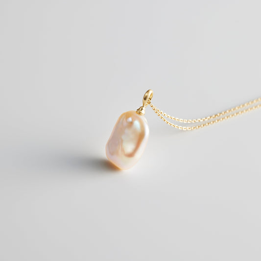 【Lake Biwa Pearls】Pendant Top Square 004