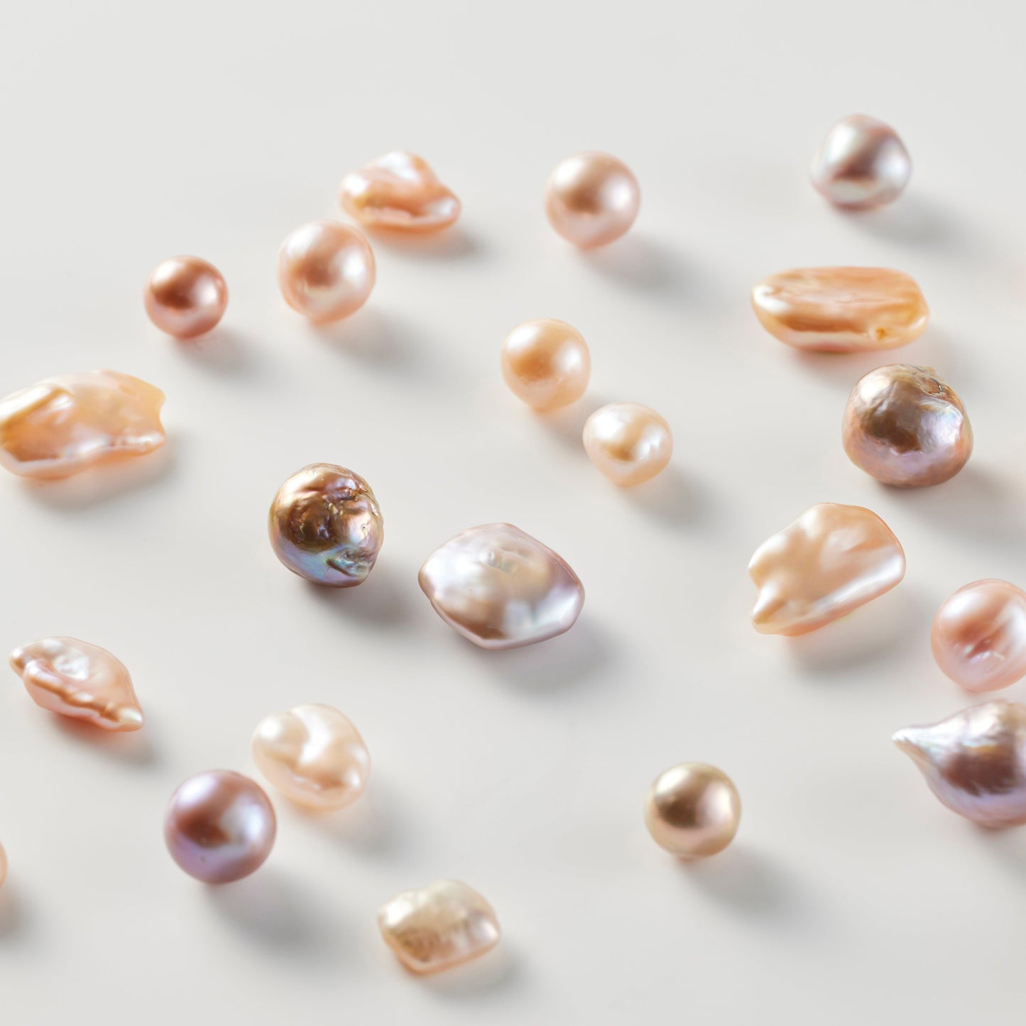 【Lake Biwa Pearls】Pendant Top Square 005