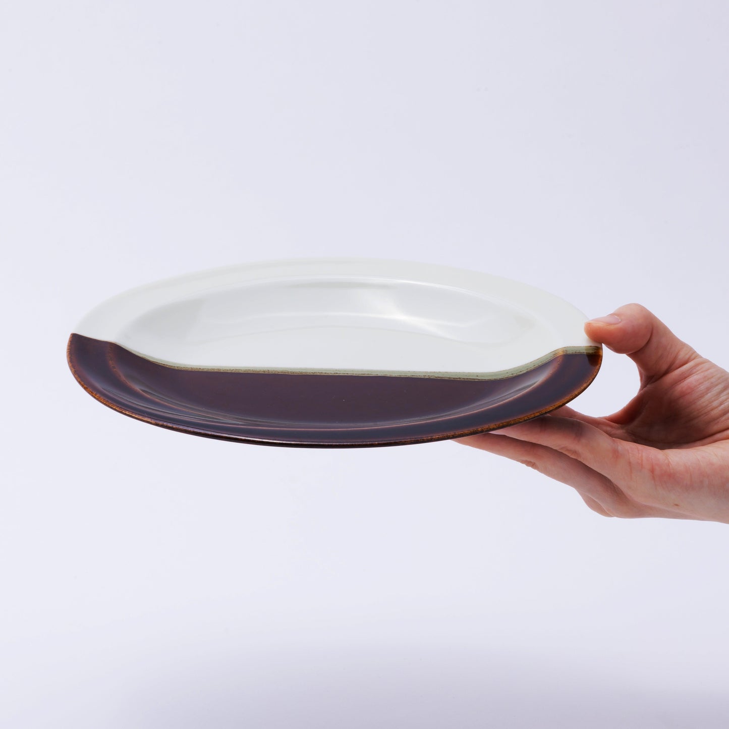 [Koshun Kiln] Candy Glaze x White Oval Plate