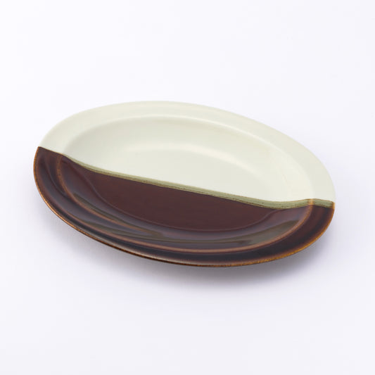 [Koshun Kiln] Candy Glaze x White Oval Plate