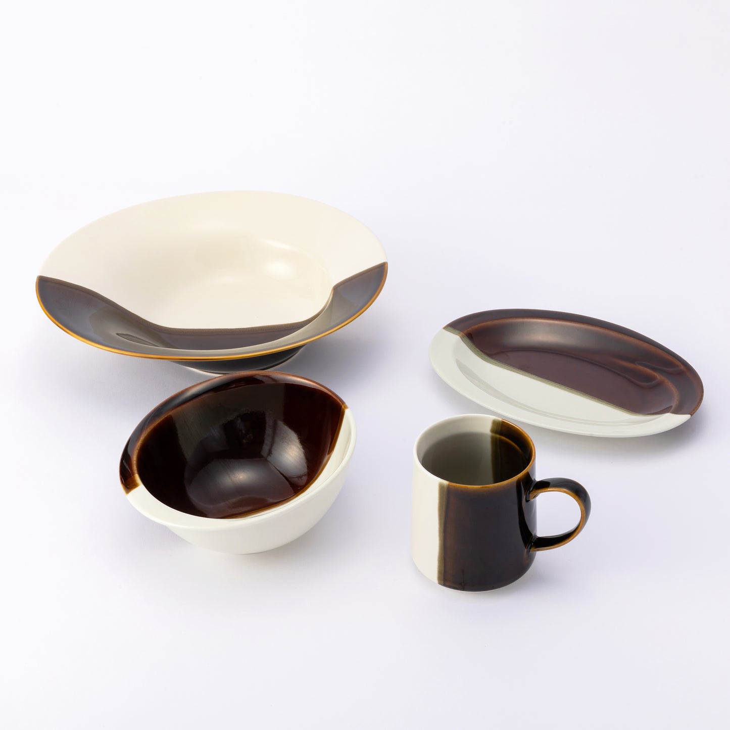 [Koshun Kiln] Candy Glaze x White Oval Plate